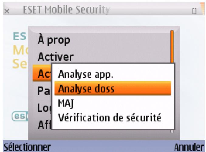 ESET MOBILE SECURITY - Analyse d'un dossier - 1