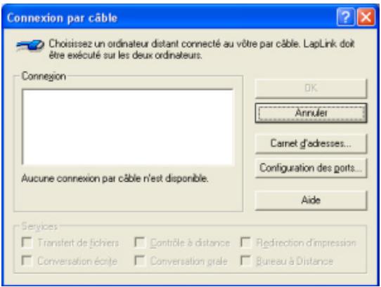 LAPLINK GOLD 2008 - Effectuer une connexion : options - 1
