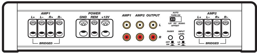 AUDIO DESIGN IX500.4 - GLEICHZEITIGER STEREO- UND MONO-BETRIEB (SAMS) - 2