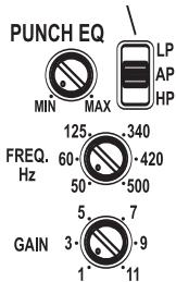 AUDIO DESIGN P300-1 - Lorsque le selecteur - 1