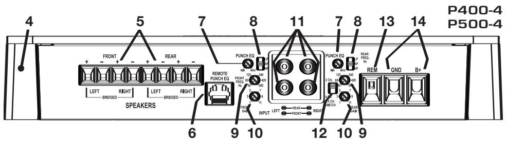 AUDIO DESIGN P500-4 - CONTENTS OF CARTON - 1