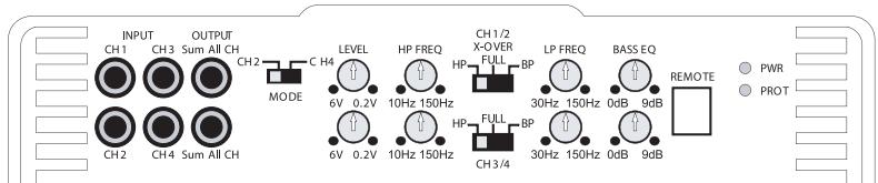 MB QUART PAB 5400 - PAB 4100 4-Channel Amplifier - 2