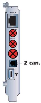 E-MU 1212M - Système E-MU 1212 à 192 kHz (carte PCI 1010 et carte E/S) - 2