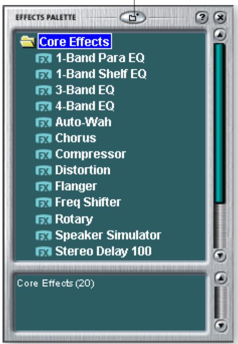 E-MU 1820M - Palette des effets - 1