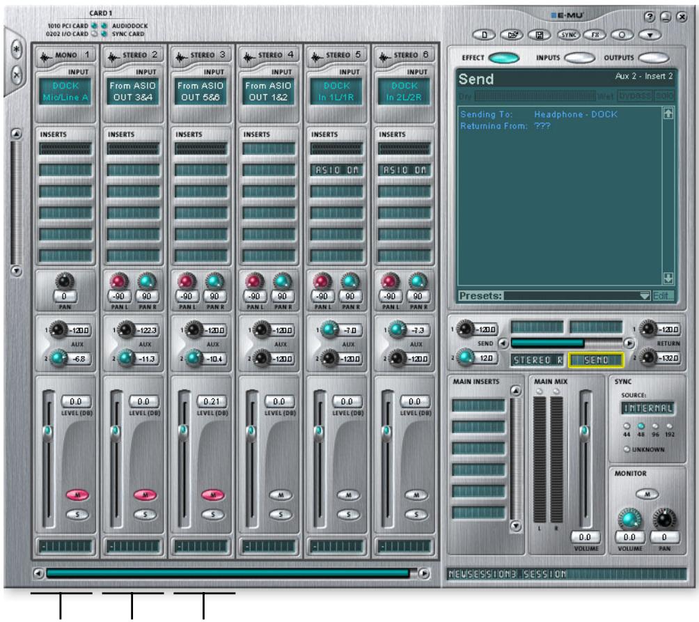 E-MU 1820M - Création d'un sous-mixage casque - 1