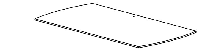 SANUS FLAT PANEL FOUNDATIONS TV STAND-PFFPS - Parts: Some parts not shown at same scale* - 4