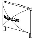 SANUS FLAT PANEL FOUNDATIONS TV STAND-PFFPS - Piezas: Algunas piezas no se muestran a la misma escala* - 10