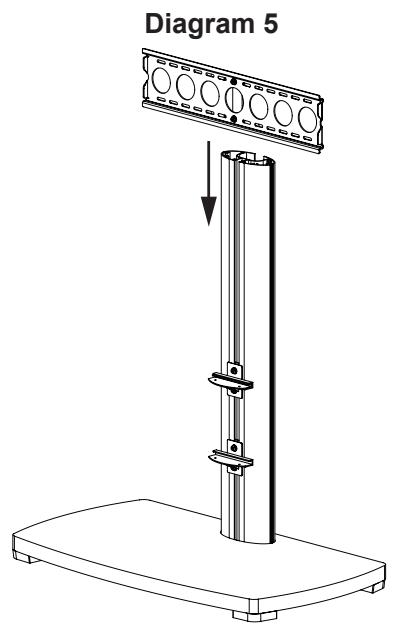 SANUS FLAT PANEL FOUNDATIONS TV STAND-PFFPS - Note: Make Sure The M8 Allen Bolts Are Tight! - 1