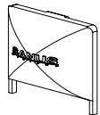 SANUS PLATINUM FURNITURE FLAT PANEL TV STAND-PFFP2 - Piezas: Algunas piezas no se muestran a la misma escala* - 10