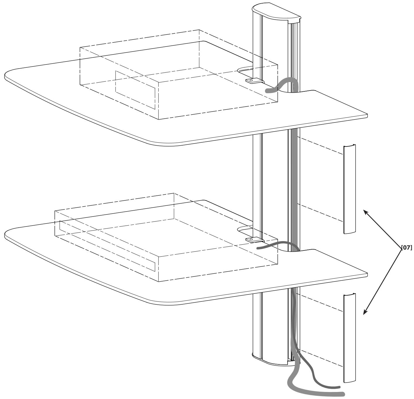 SANUS VISIONMOUNT COMPONENT SHELF-VF2021VF2022 - (VF2012, VF2022) - 1