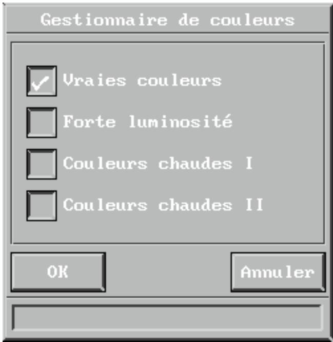 DAVIS CINEVISION - Gestionnaire de couleurs - 2