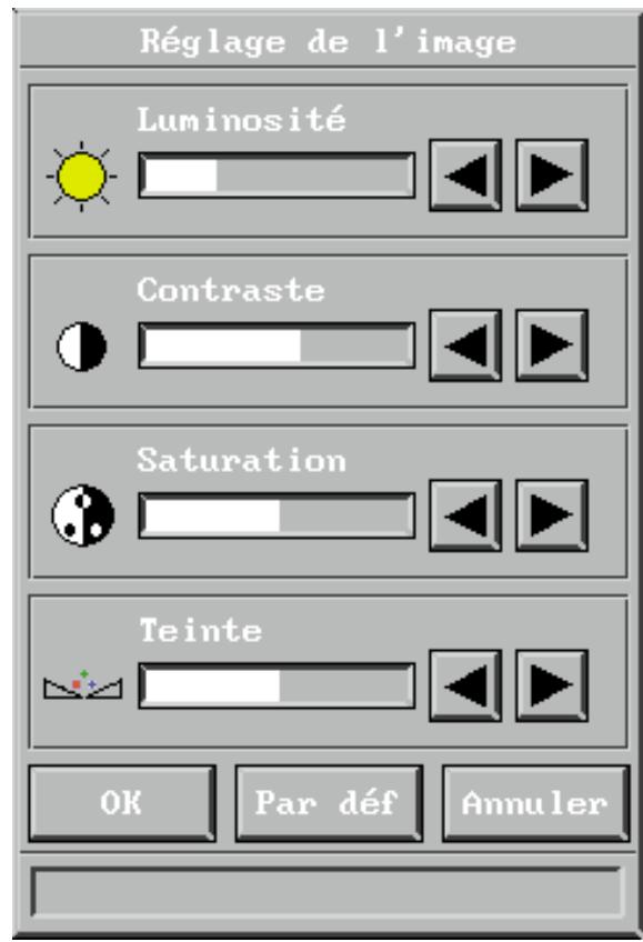 DAVIS CINEVISION - Réglage de l'image - 8