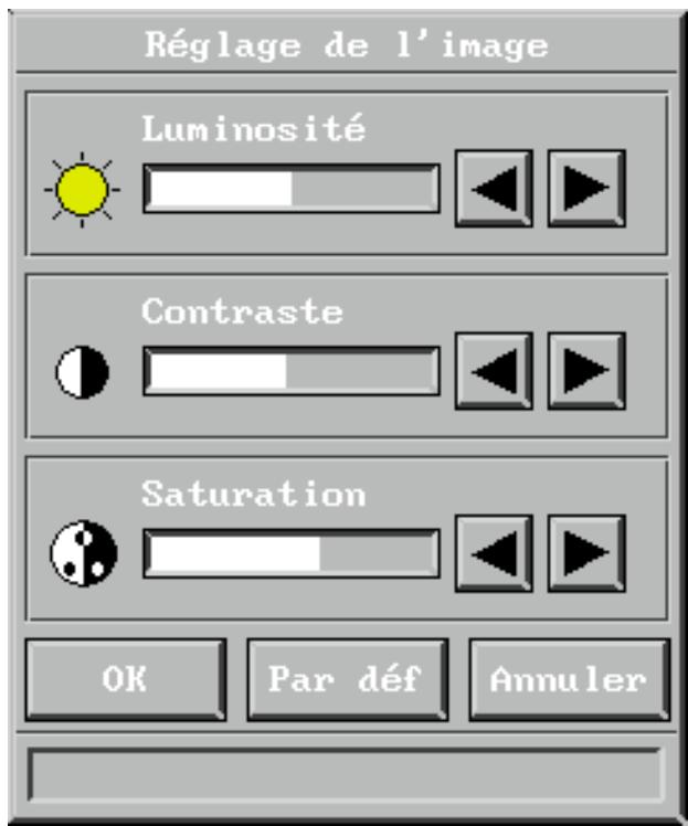 DAVIS CINEVISION - Réglage de l'image - 6