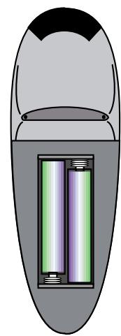 DAVIS CINEVISION - Installation des piles dans la télécommande - 1