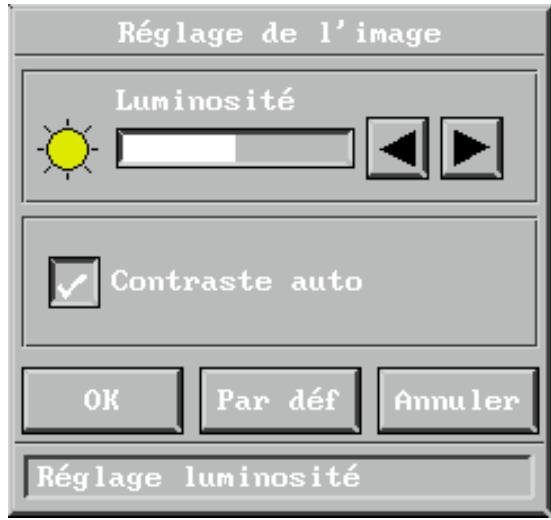 DAVIS CINEVISION - Réglage de l'image - 2