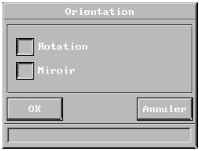DAVIS CINEVISION - Orientation de l'image - 2