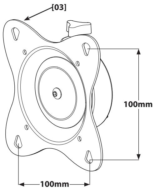SANUS VISIONMOUNT LCD CEILING MOUNT-MC1A - 12