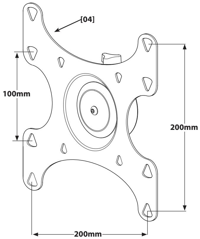 SANUS VISIONMOUNT LCD CEILING MOUNT-MC1A - 13