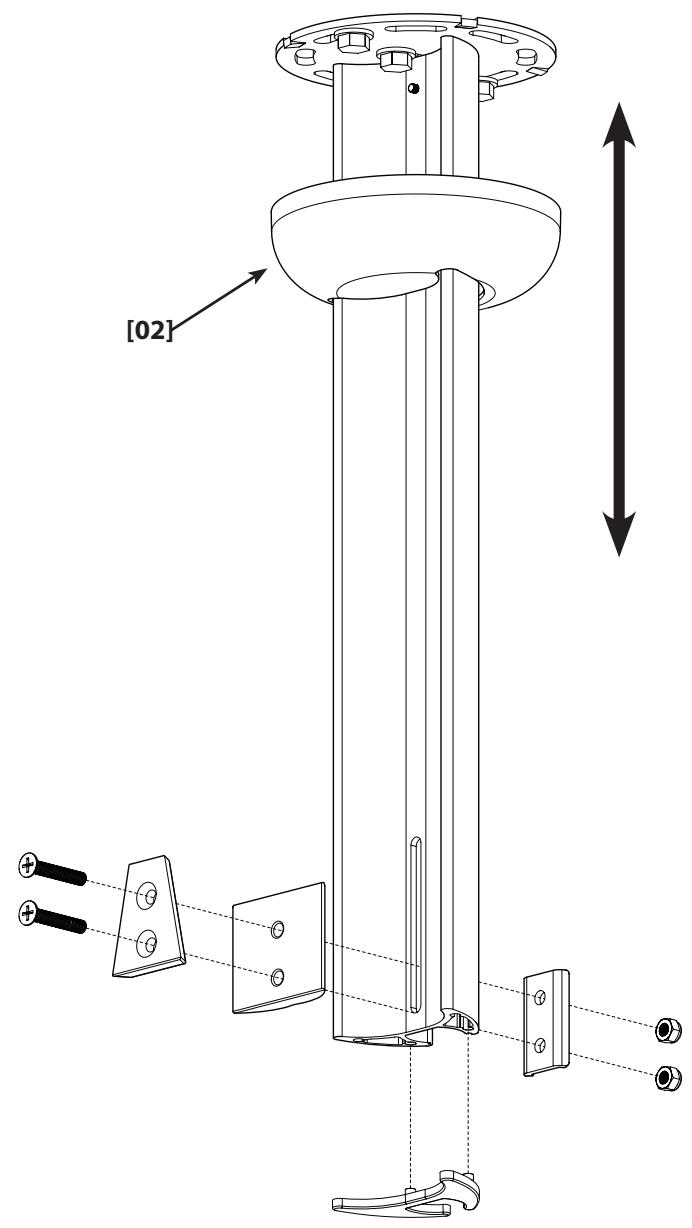 SANUS VISIONMOUNT LCD CEILING MOUNT-MC1A - 8
