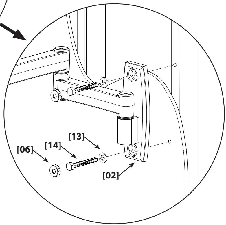 SANUS VISIONMOUNT LCD WALL MOUNT-MF215 - 10