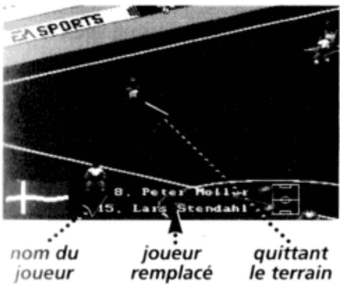 SEGA FIFA International Soccer - Opérer un remplacement - 2