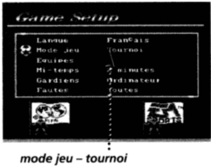 SEGA FIFA International Soccer - Organiser un tournoi - 1