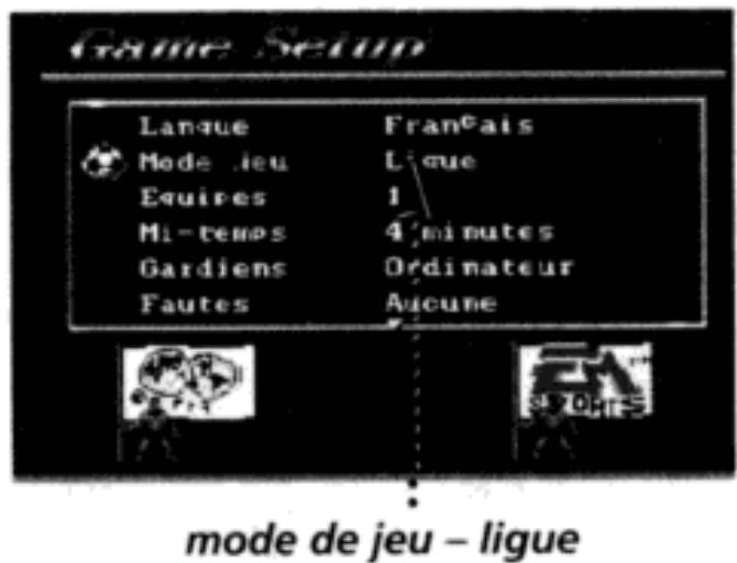 SEGA FIFA International Soccer - Créer une ligue - 1