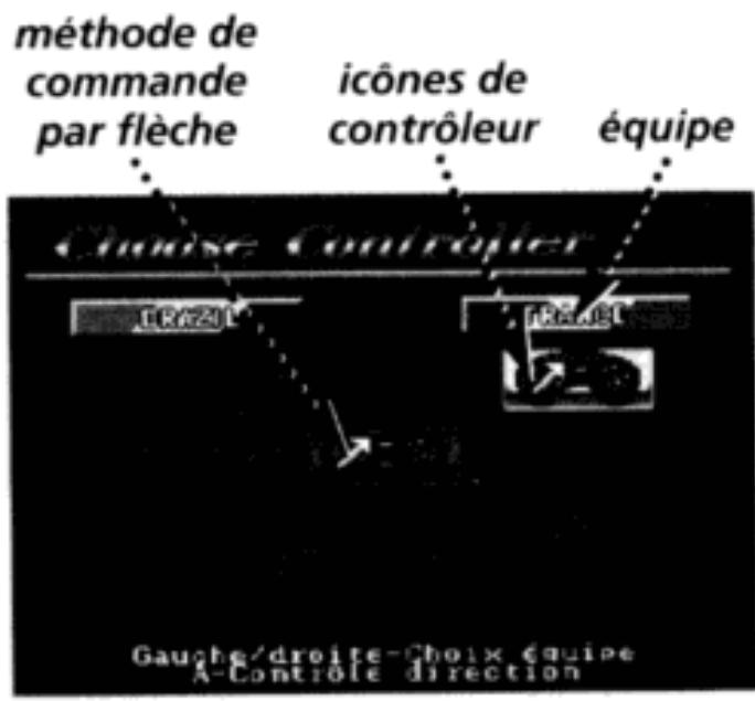 SEGA FIFA International Soccer - Choix des contrôleurs - 1
