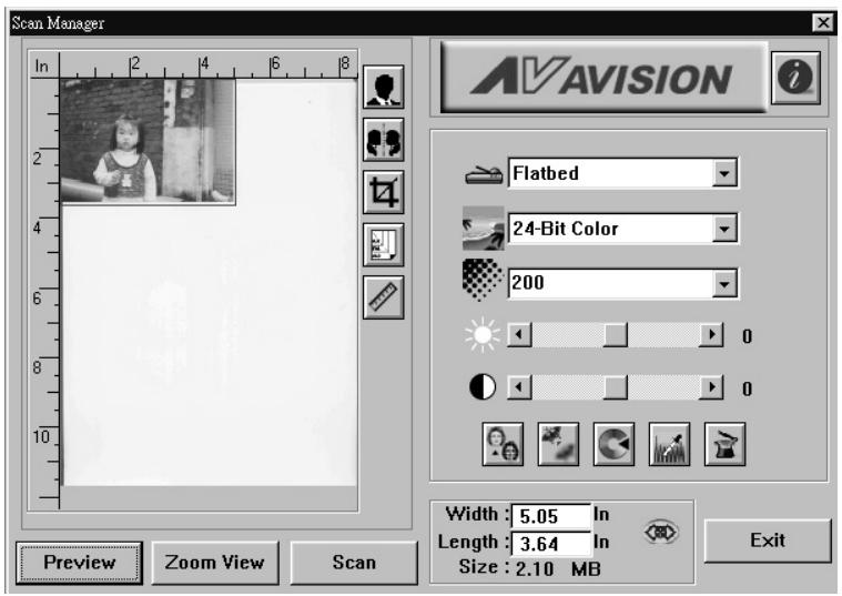 AVISION DS610CU - Opération de l'interface de l'utilisateur - 1