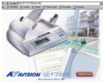 AVISION NETDELIVER @V2000 - Administrer via l'affichage LCD - 3