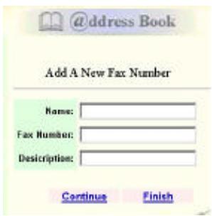 AVISION NETDELIVER @V5000 - AJOUTER DES NUMEROS DE TELECOPIE - 3