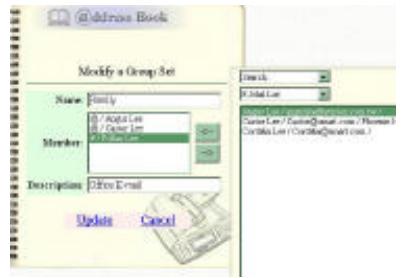 AVISION NETDELIVER @V5000 - Pour modifier des groupes, - 3