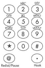 AVISION NETDELIVER @V5000 - Clavier numérique / caractères : - 1