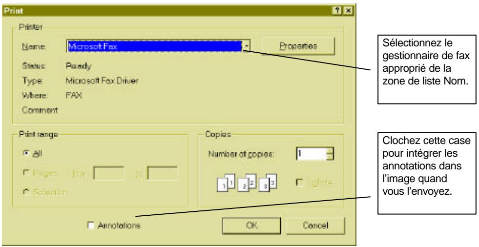 AVISION PAPERCOM DOCUMENT MANAGER - Utiliser la fonction Fax de votre système - 1