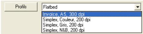 AVISION A20C2 - Pour charger un profil, - 1