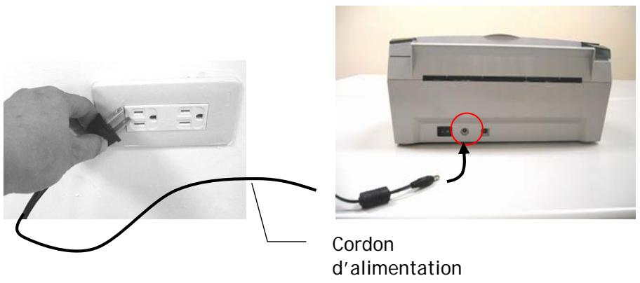 AVISION A20C2 - Connector le cable d'alimentation - 1