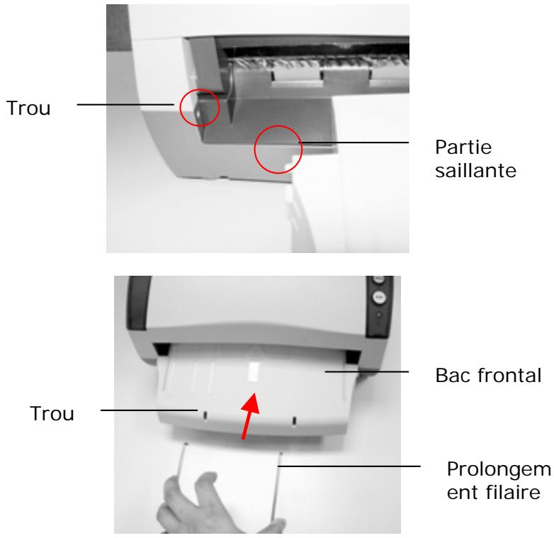 AVISION A20C2 - Installation du bac frontal - 1