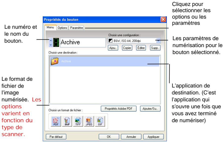 AVISION A20C2 - Vérifier les configurations des boutons avant la numérisation - 2