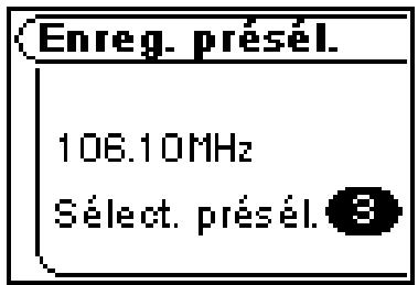 RIO CALI - Enregistrer la préselection - 1