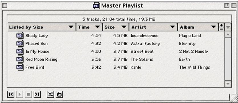 RIO 800 EXTREME - SoundJam MP (Mac) - 1