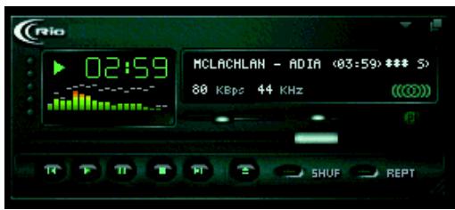 RIO 500 - Vue d'ensemble de RioPort Audio Manager - 2