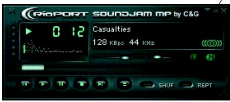 RIO 500 - Vue d'ensemble du logiciel RioPort SoundJam - 1