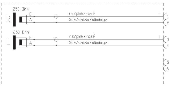 BEYERDYNAMIC DT 150 - Wiring Diagram DT 150 - 1