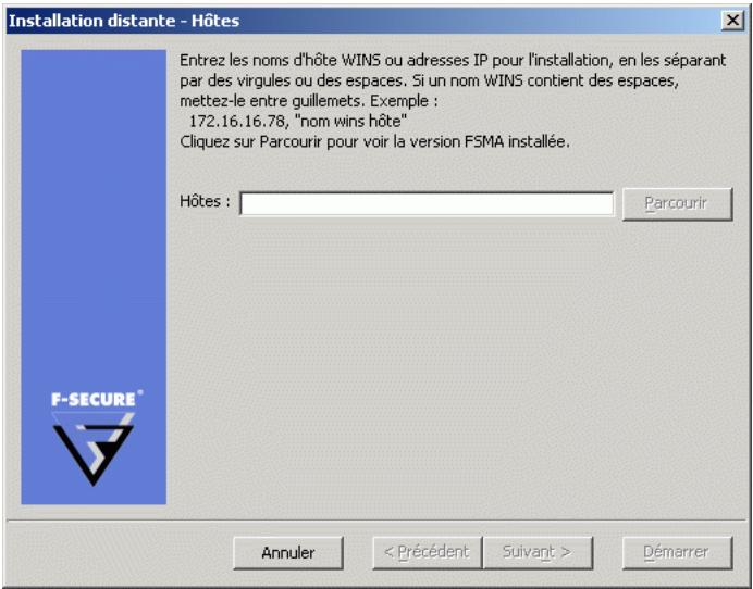 F-SECURE CLIENT SECURITY 7.00 - Distribuer l'installation aux hôtes Windows - 1
