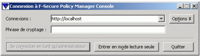 F-SECURE CLIENT SECURITY 7.00 - Ouverture de session - 1