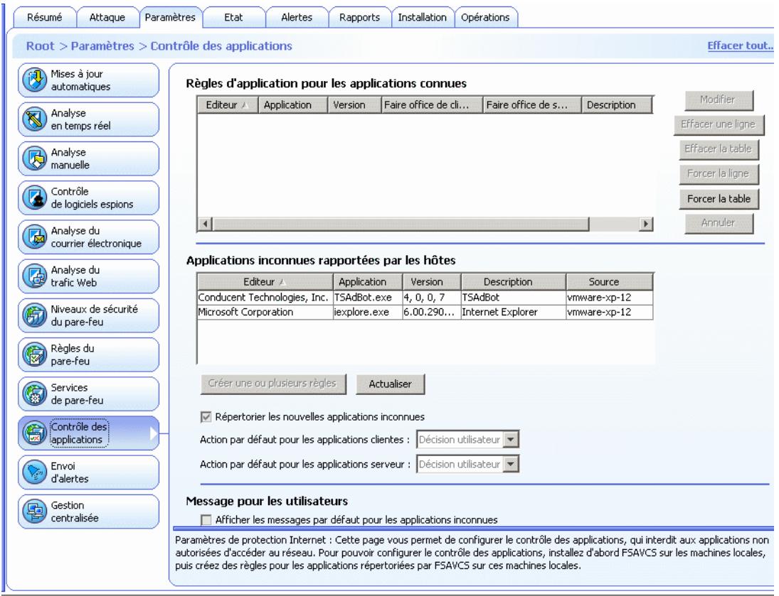 F-SECURE CLIENT SECURITY 7.00 - Contrôle des applications - 1