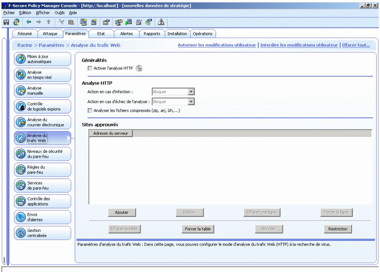 F-SECURE CLIENT SECURITY 7.00 - Analyse du traffic Web - 1