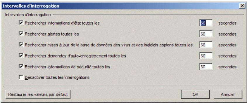 F-SECURE CLIENT SECURITY 8.00 - Vérification des préférences de communication - 2