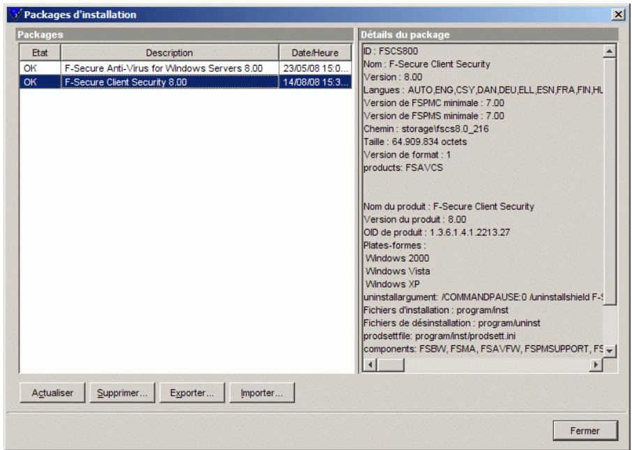 F-SECURE CLIENT SECURITY 8.00 - Utilisation du fichier JAR d'installation distante personnelisé - 1