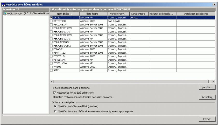 F-SECURE CLIENT SECURITY 8.00 - Déctector automatique les hôtes Windows - 2